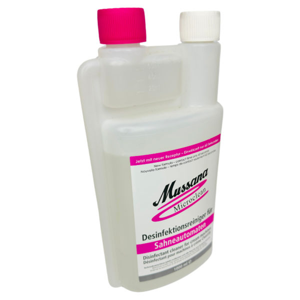 mussana MUSxxxxxx nettoyant microclean pour appareil a chantilly minitronic