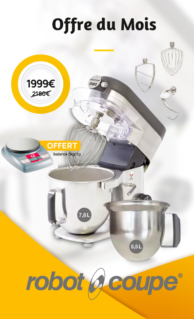 offre du mois compact terminal plus septembre octobre 2026 robot coupe robot batteur melangeur rm 8 en promotion pas cher